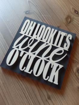 Schriftzug "Oh Look..." 170x170mm